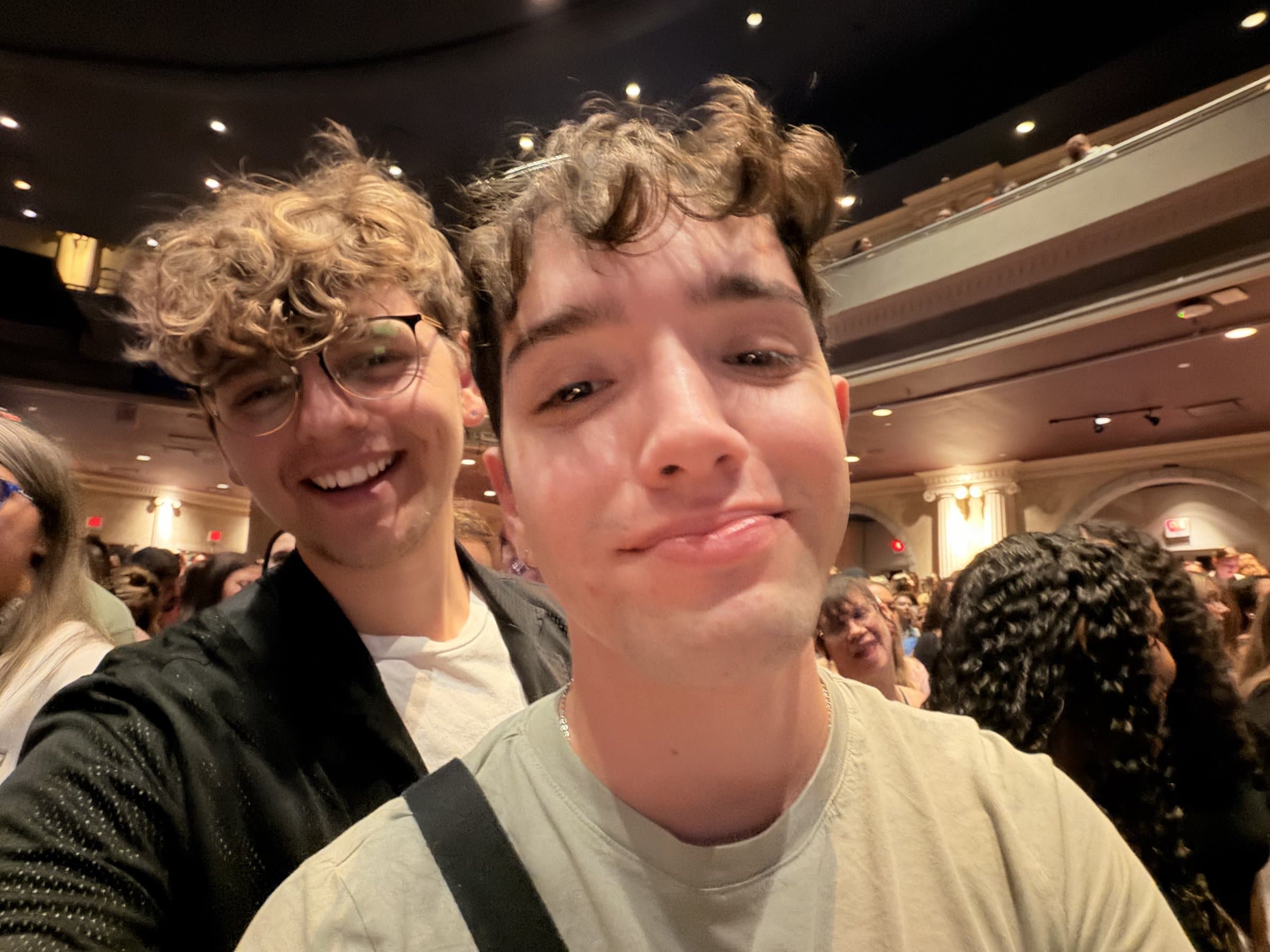 Selfie together at a live show or concert